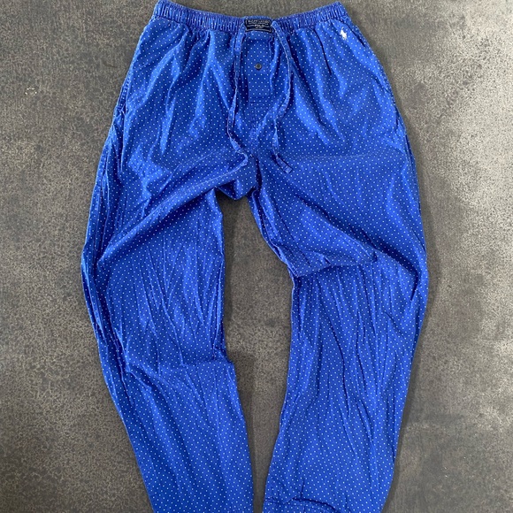 Polo Ralph Lauren Pants - Polo Ralph Lauren Blue and White Polka Dot pants Great condition